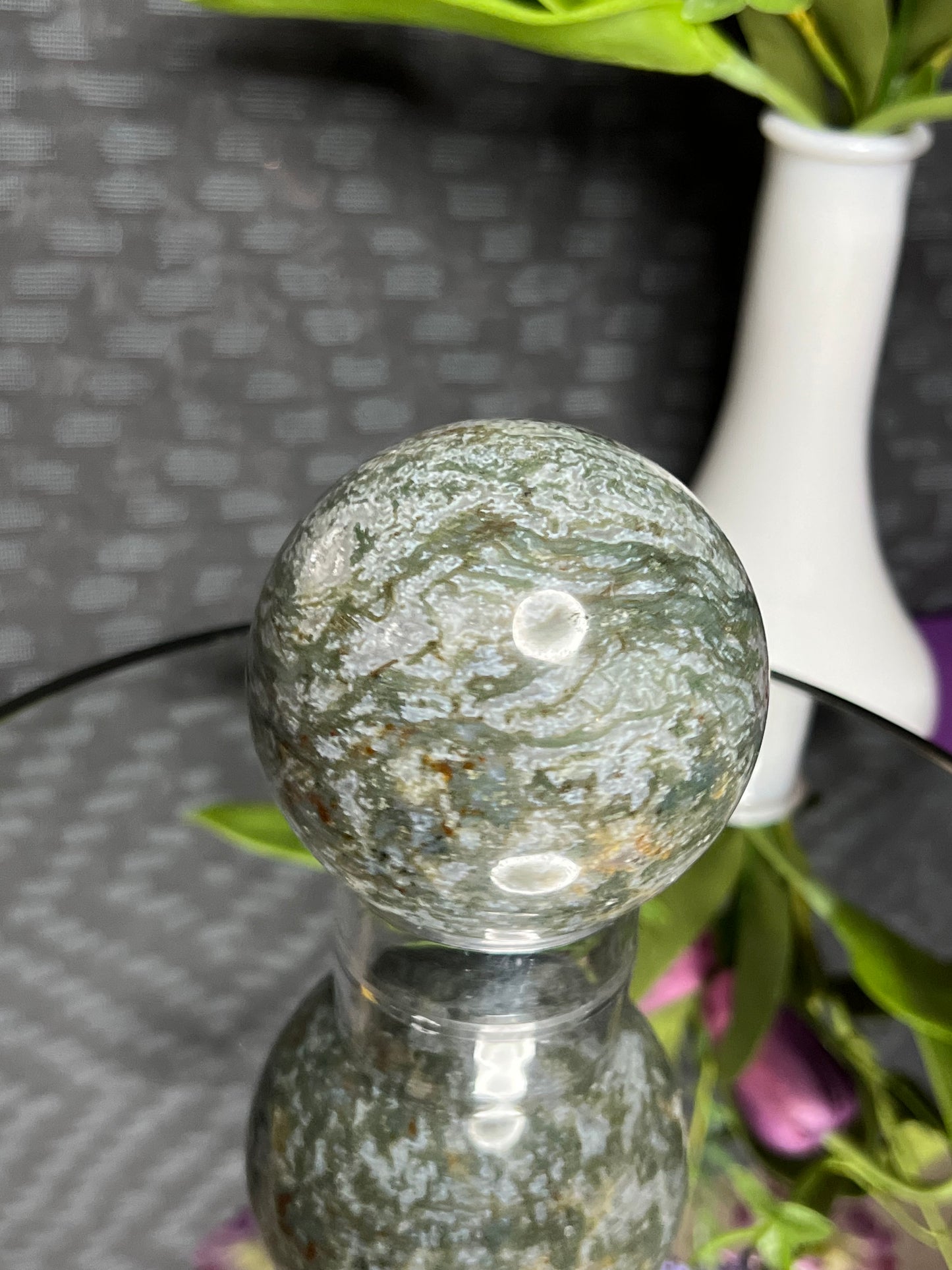 Moss Agate Sphere