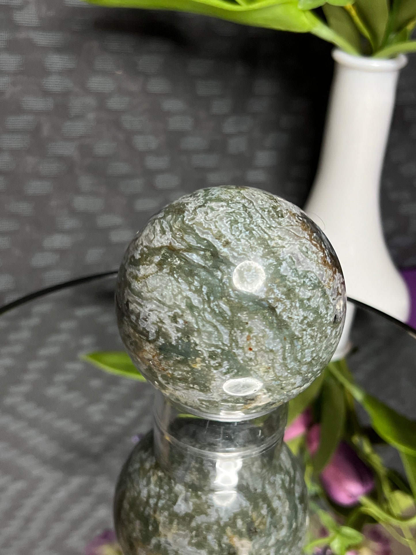 Moss Agate Sphere