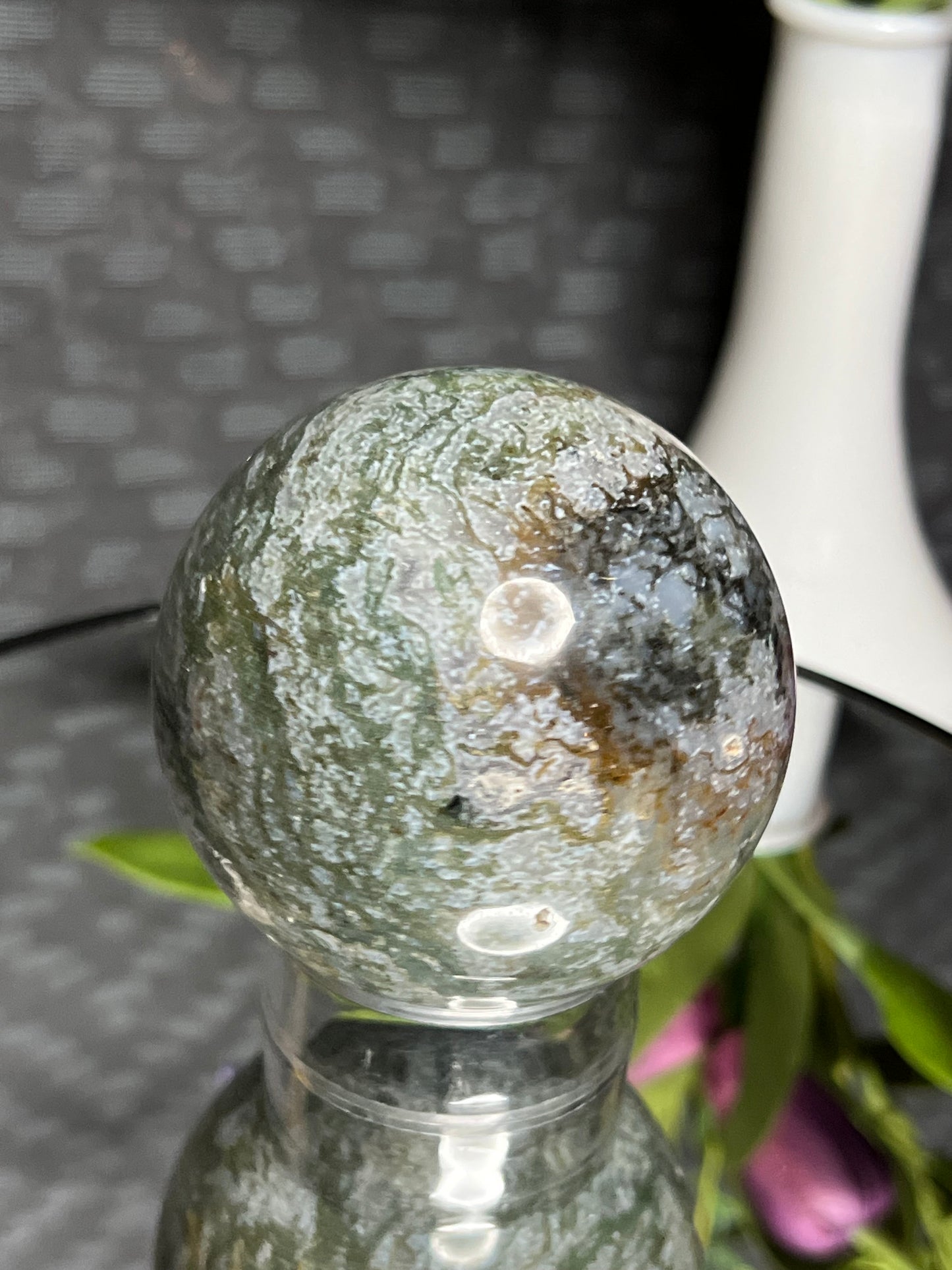 Moss Agate Sphere
