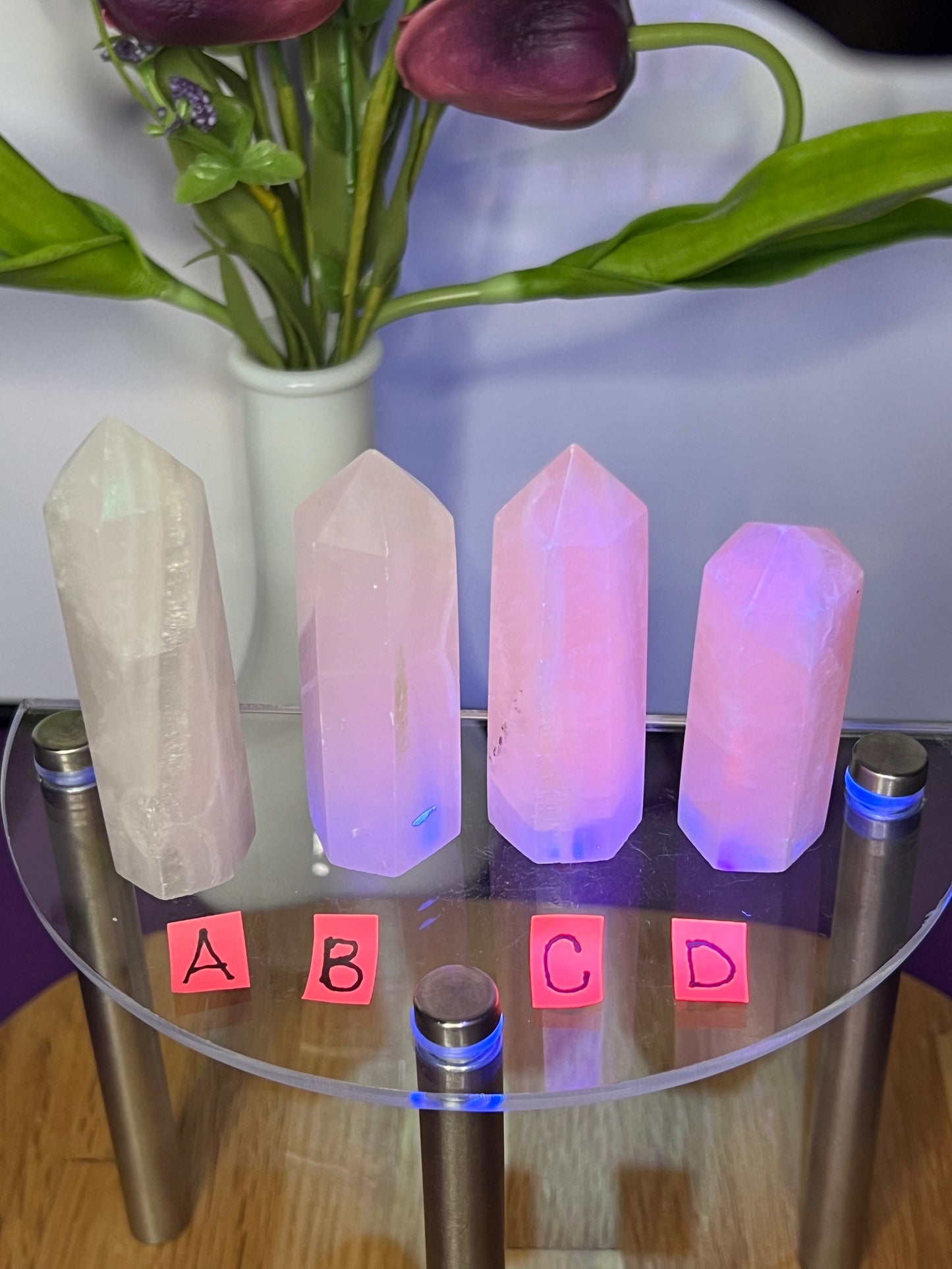 Pink Mangano Calcite XS Towers