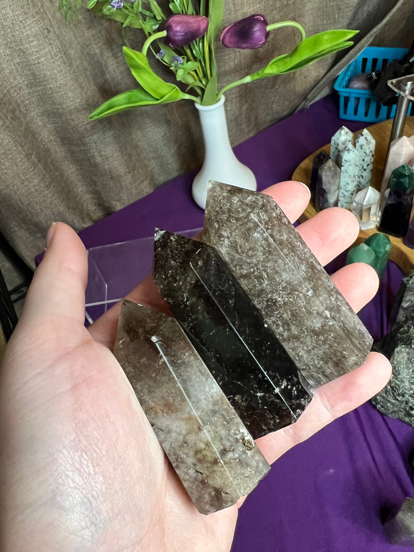 Smoky Quartz Towers