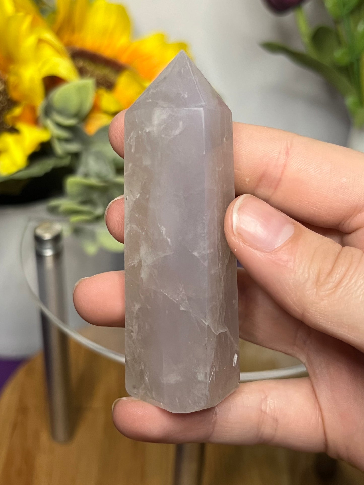 Blue Rose Quartz Towers