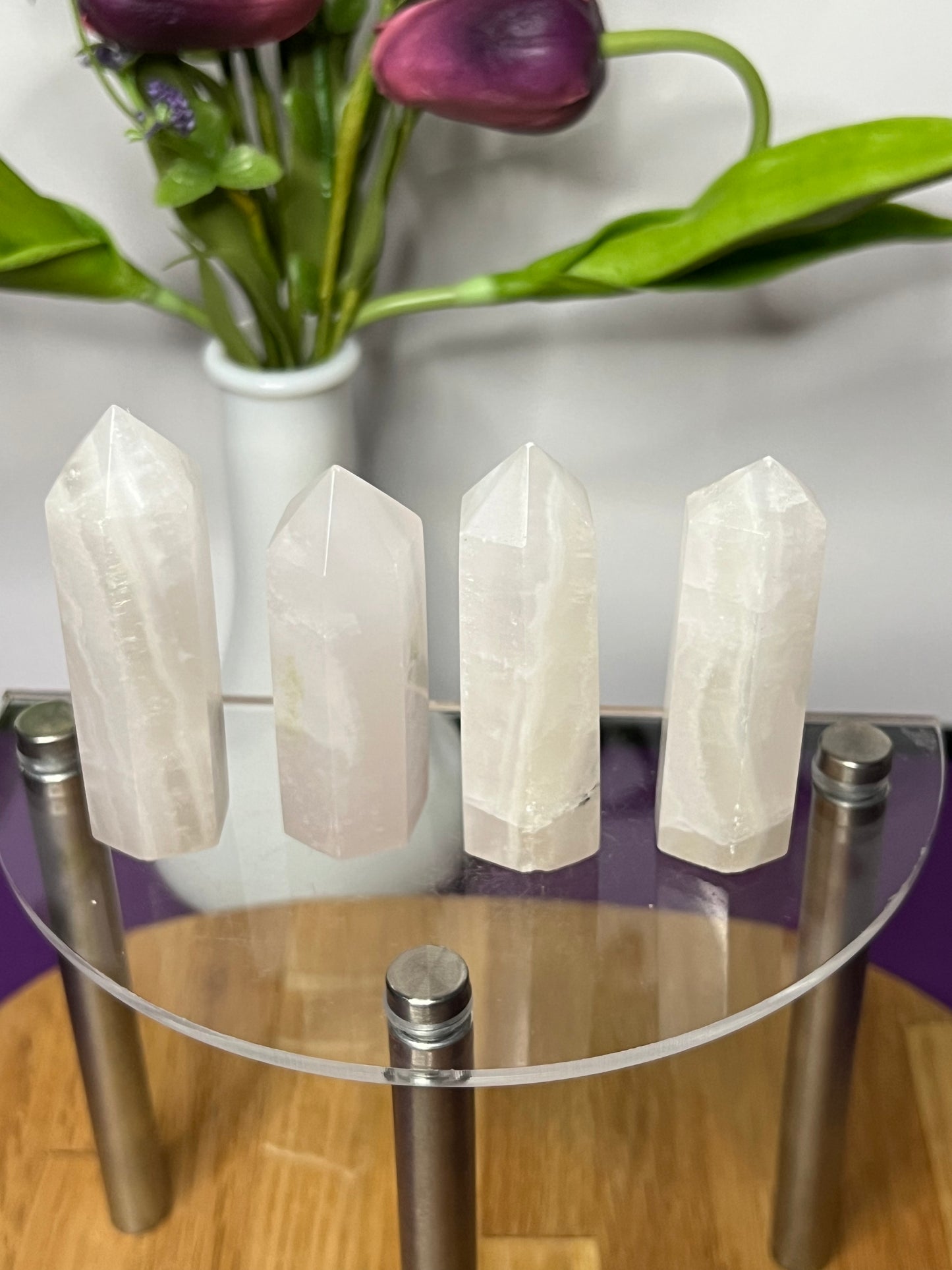 Pink Mangano Calcite XS Towers