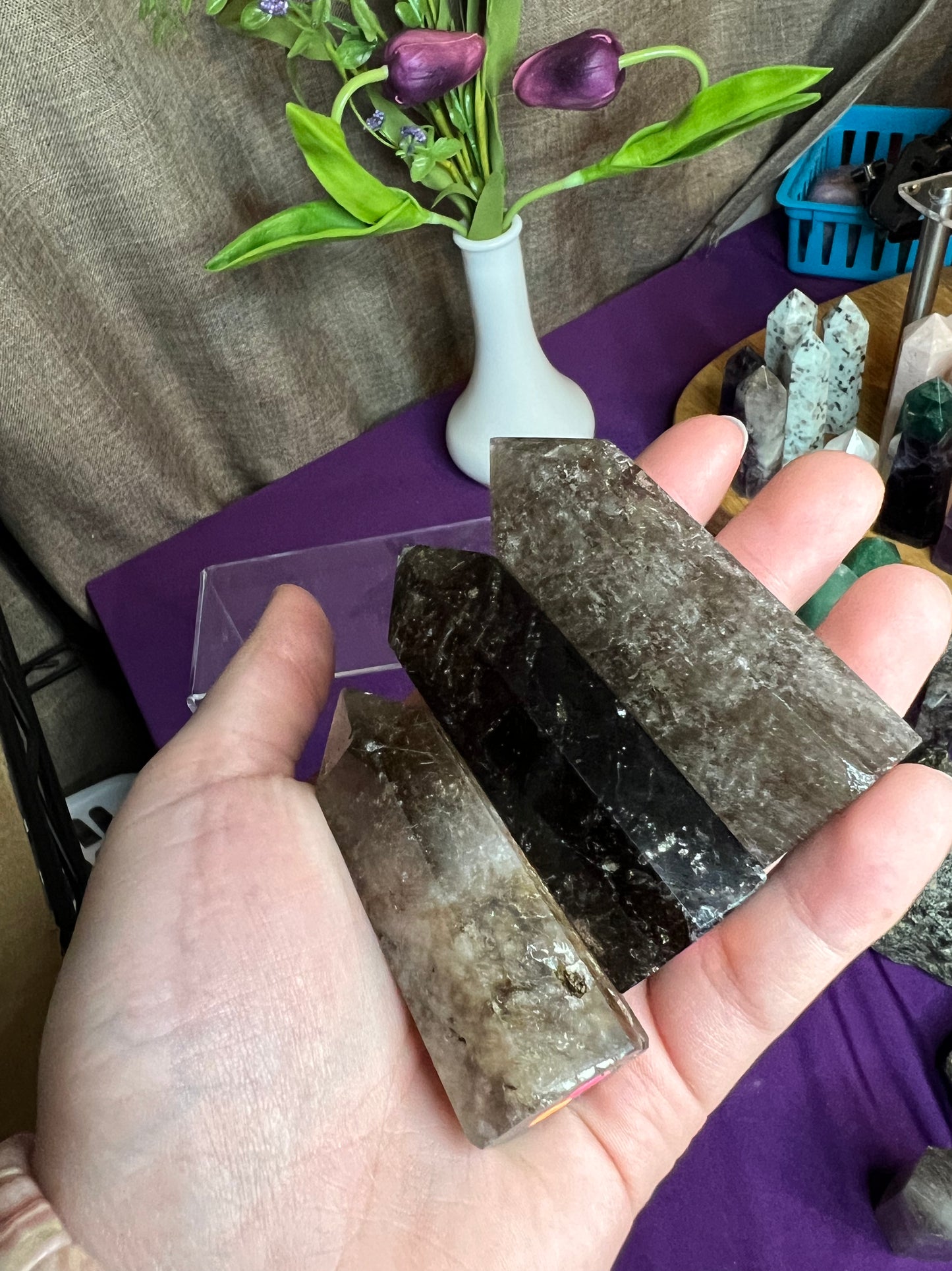 Smoky Quartz Towers