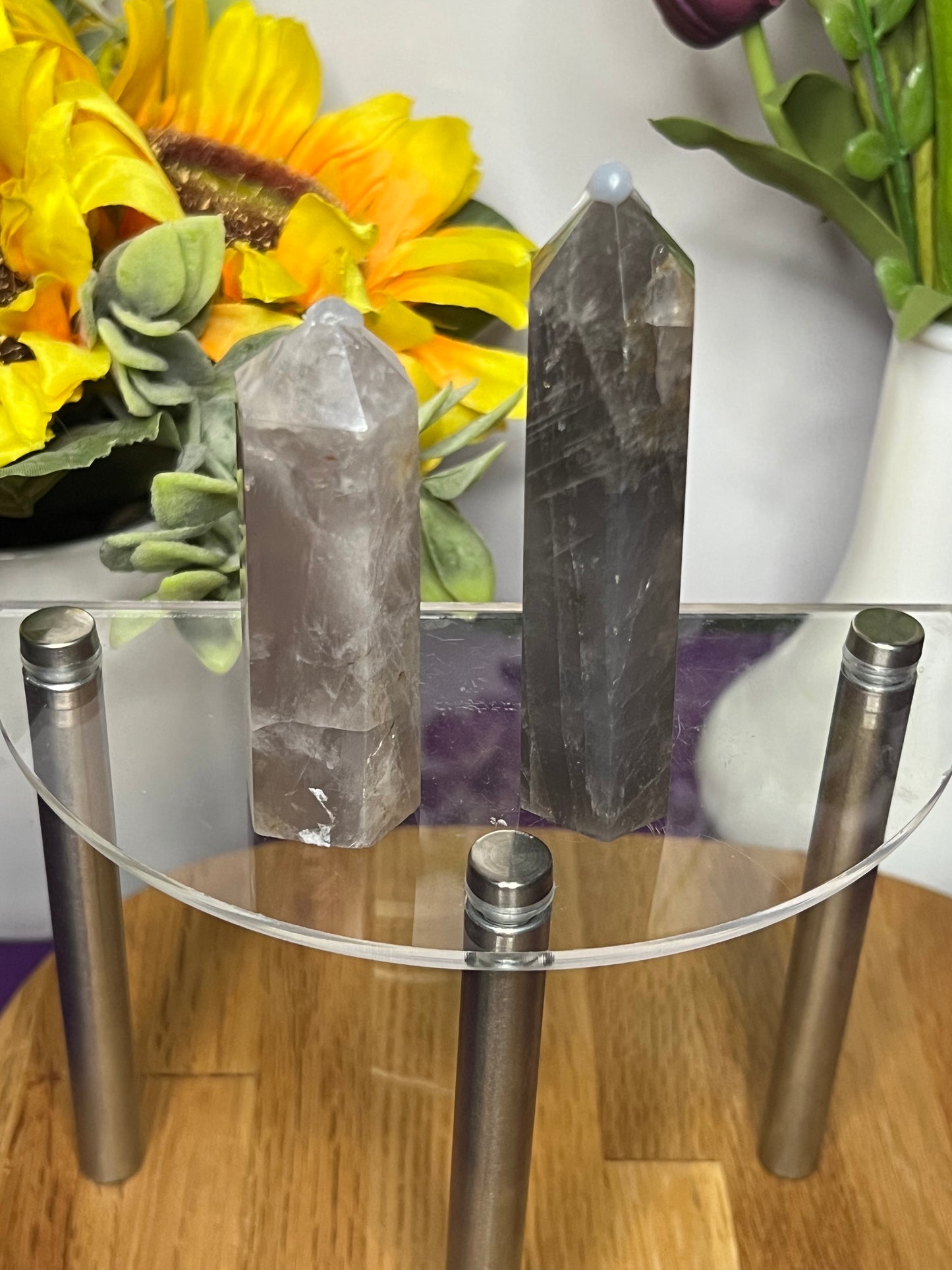 Blue Rose Quartz Towers