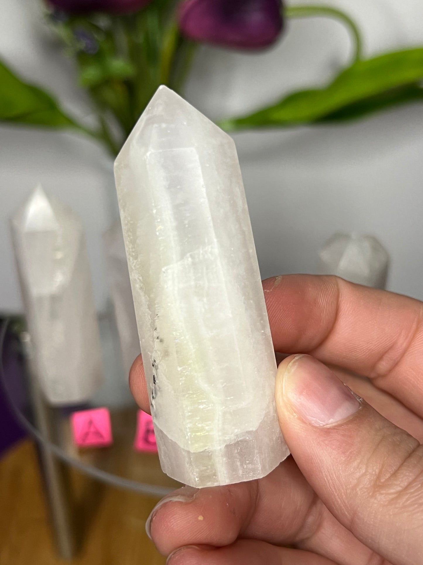 Pink Mangano Calcite XS Towers