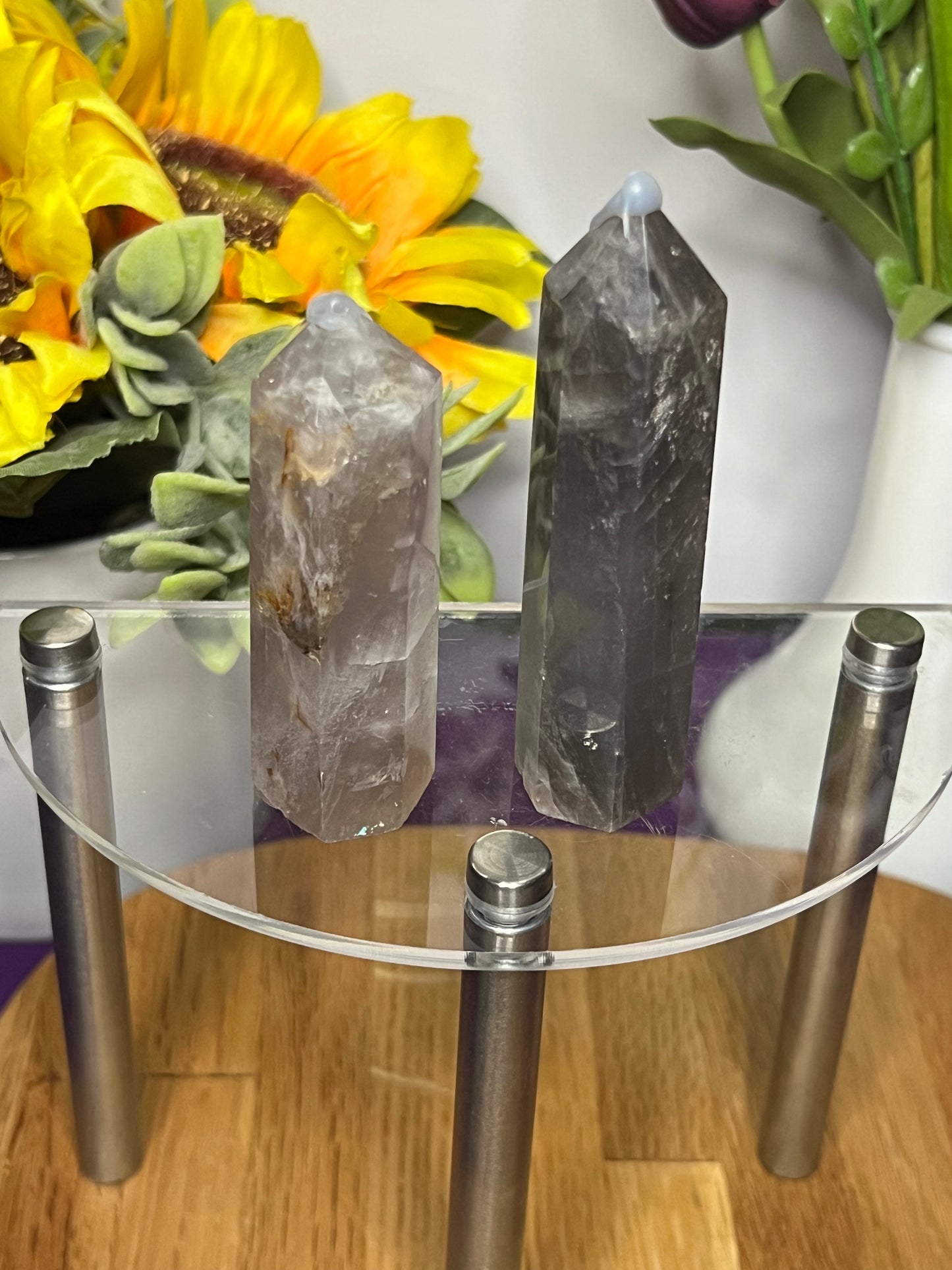 Blue Rose Quartz Towers