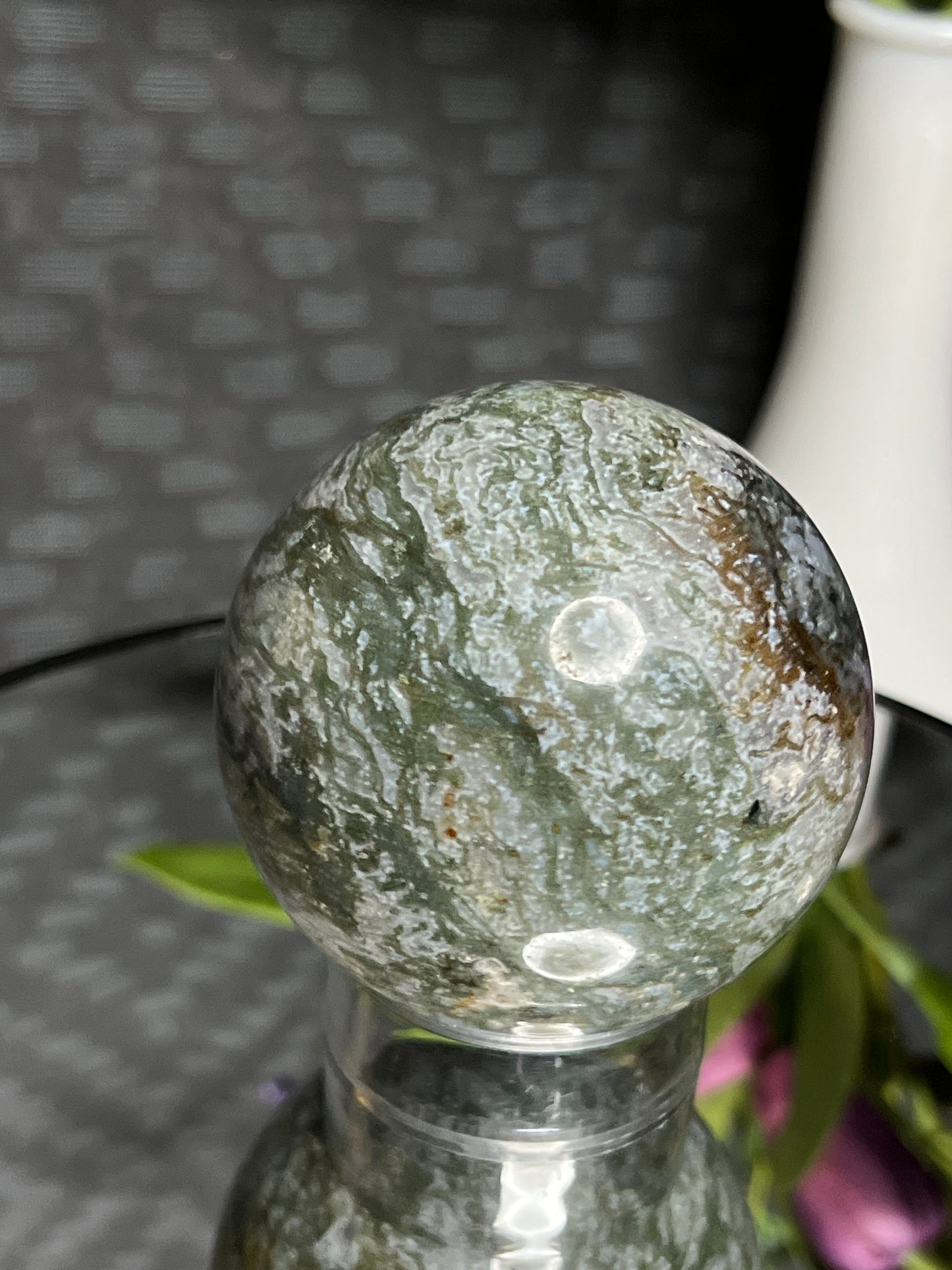 Moss Agate Sphere