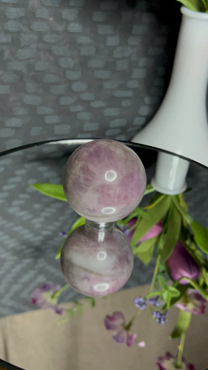 Lavender Rose Quartz S Sphere