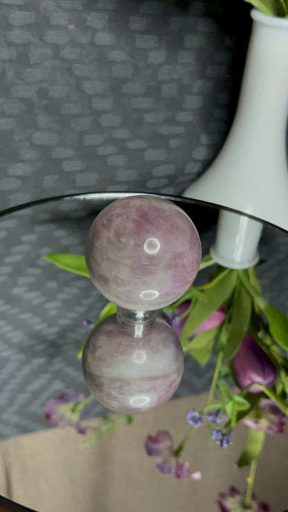 Lavender Rose Quartz S Sphere