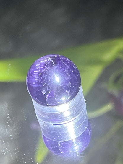 Deep Purple Fluorite Mini Sphere