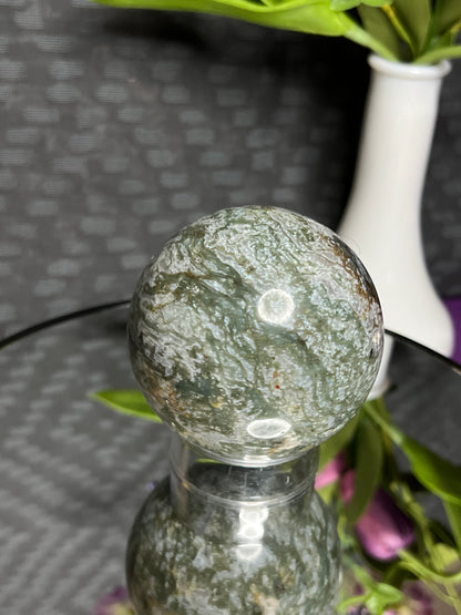 Moss Agate Sphere