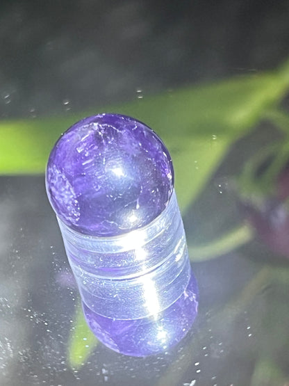 Deep Purple Fluorite Mini Sphere