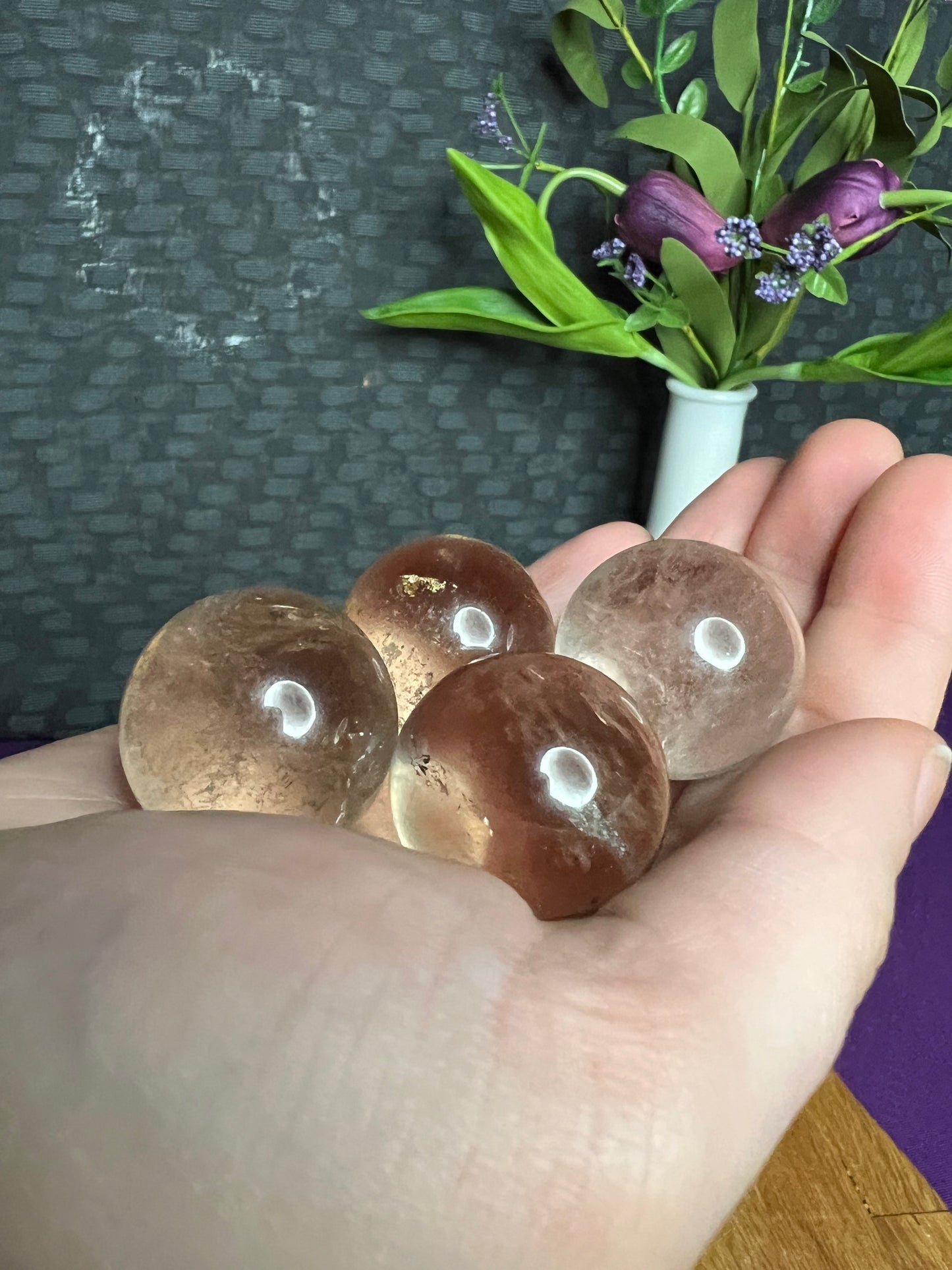 Smoky Quartz XS Spheres