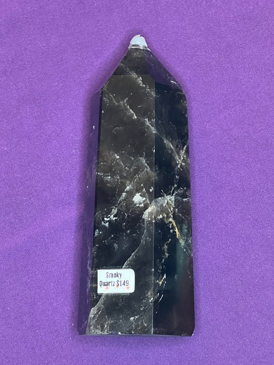 Smoky Quartz (Irratiated) XXL Tower *Imperfect*