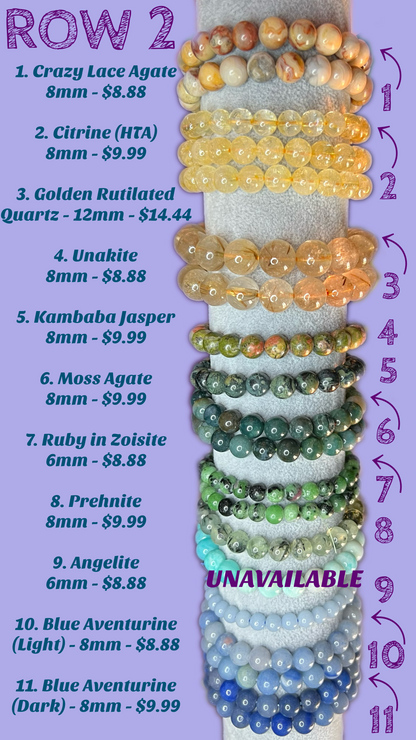 Variety Crystal Bracelets *You Choose!*