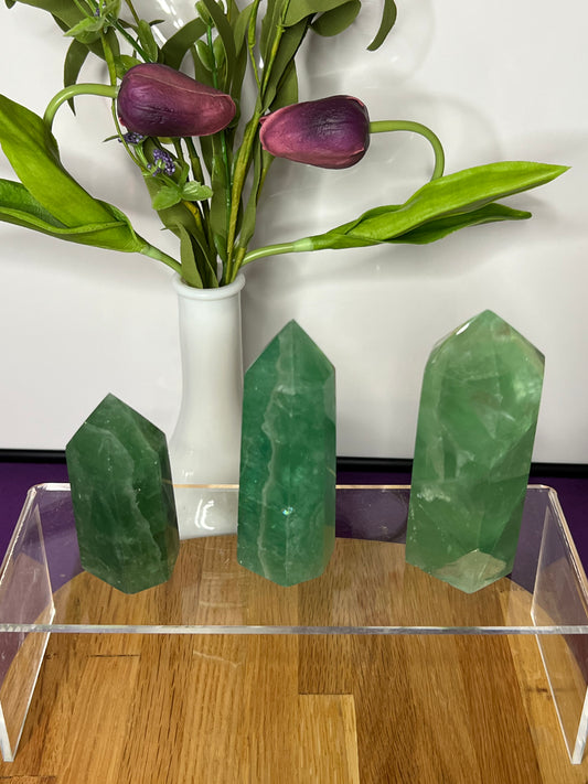 Green Fluorite Towers