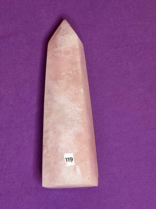 Rose Quartz XXL Tower *IMPERFECT*