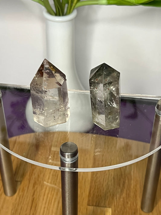 Garden Quartz (Lodolite) XS Tower