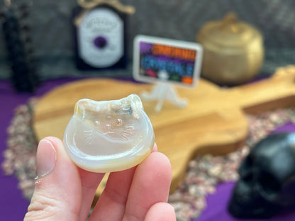 Flower Agate Mini Bowls/Dishes