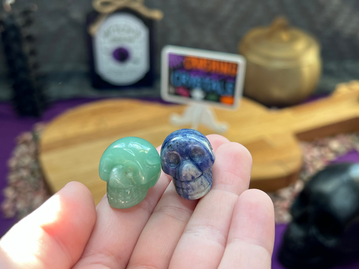 Mini Skull Carvings