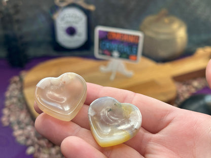 Flower Agate Mini Bowls/Dishes